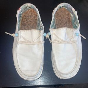 Womens White Hey Dude